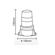 Girofar cu LED, alimentare 12/24 V - 30 leduri ,stroboscop, talpa magnet