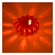 Girofar LED, 12 LED-uri ultra-stralucitoare, 3 x SMD-uri albe, 9 functii, efect rotativ 360°, rezistent la apa, montare cu magnet si carlig