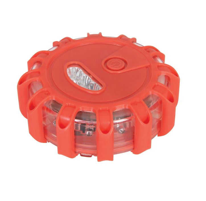 Girofar LED, 12 LED-uri ultra-stralucitoare, 3 x SMD-uri albe, 9 functii, efect rotativ 360°, rezistent la apa, montare cu magnet si carlig