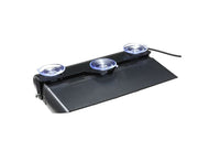 Girofar Strobe Flash Rosu si Albastru Alimentare 12V Profesional, 16 Jocuri lumini