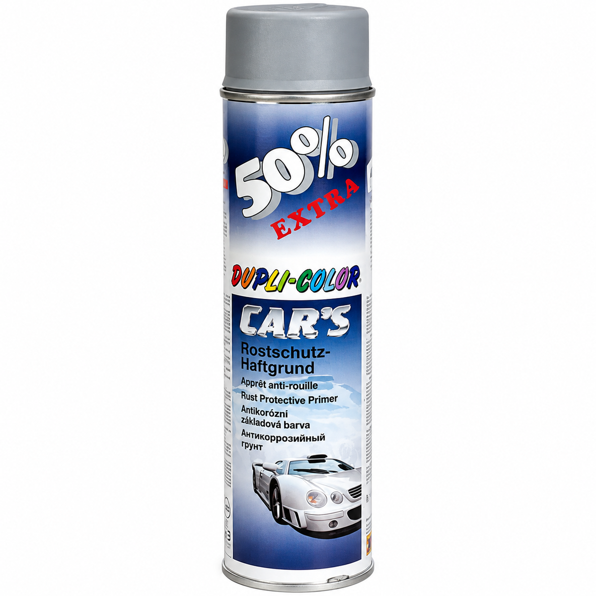 Spray Grund Anticoroziv Dupli-Color Car's, Gri, 600 ml, Protecție Antirugină pentru Suprafețe Metalice Auto