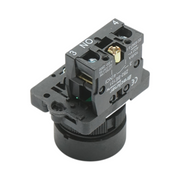 Buton Comandă START Industrial, Verde, cu Revenire Automată, Contact 1NO Normal Deschis, 400V, 10A, Seria LAY5