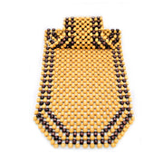 Husa scaun auto cu bile din lemn, husa scaun cu bile