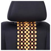 Husa scaun auto cu bile din lemn, husa scaun cu bile