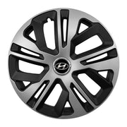 Set 4 capace 16 inch // Grafit Raven II, compatibil cu gama auto HYUNDAI,bi-color