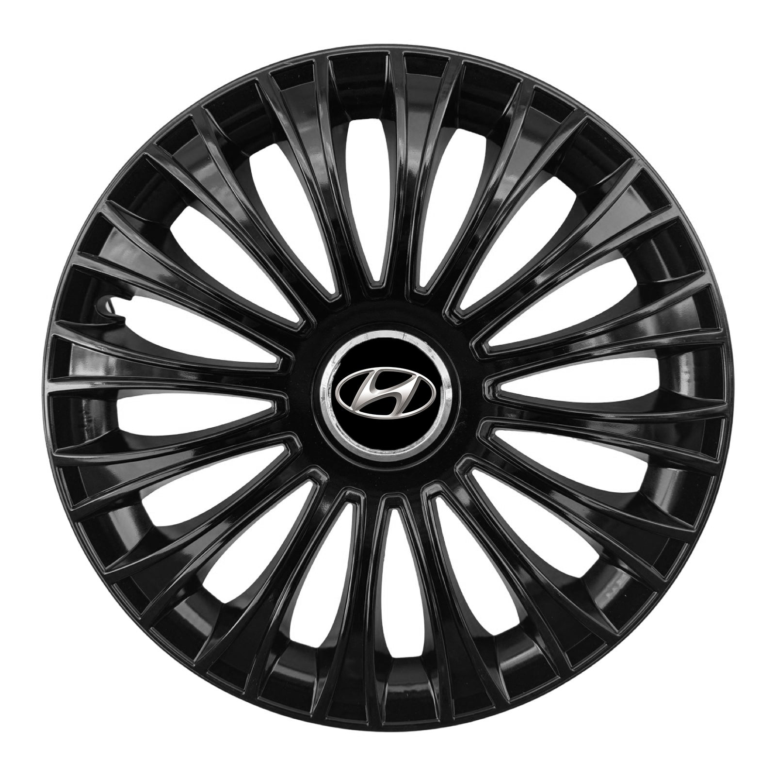 Set 4 capace 15 inch // DINO, compatibil cu gama auto HYUNDAI,negru