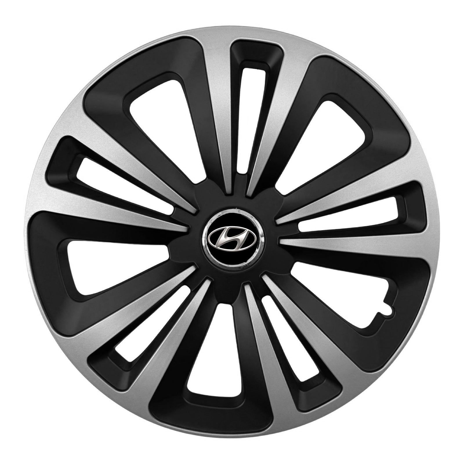 Set 4 capace 15 inch // Grafit TERRA II, compatibil cu gama auto HYUNDAI,bi-color