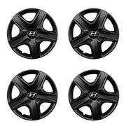 Set 4 capace roti potrivite jantelor de 15 inch compatibile HYUNDAI, Model 340 Black