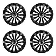 Set 4 capace 16 inch // MERIDIAN, compatibil cu gama auto HYUNDAI,negru