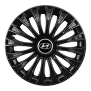 Set 4 capace 16 inch // DINO, compatibil cu gama auto HYUNDAI,negru