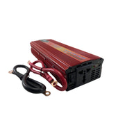 Invertor TENSIUNE auto 1200w, 12V ~ 220V, cu priza si USB, Culoare Rosu