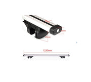 Kit /Set 2 bare portbagaj aluminiucu cheie Kia Sportage 2004 --2009
