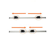 Kit /Set 2 bare portbagaj aluminiucu cheie Kia Sportage 2004 --2009