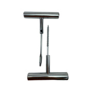 Kit vulcanizare auto ,cu maner de metal, la rece cu snur si adeziv cauciuc reparare anvelope tubeless