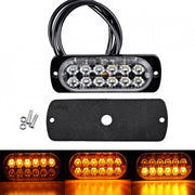 Lampă de semnalizare / avertizare, stroboscop 12 LED, galben ,36w