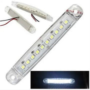 Lampa laterala cu 9 SMD 12V lumina ALBA