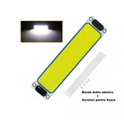 Lampa plafoniera /interior cu LED COB si intrerupator,compatibil 12 /24 V,lumina alba