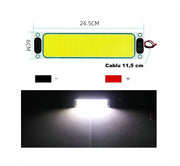 Lampa plafoniera /interior cu LED COB si intrerupator,compatibil 12 /24 V,lumina alba