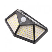 Lampa solara 100 LED-uri 2200 mAh, cu senzor de miscare