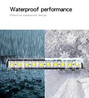 Led Bar COB AutoSSF ®, 7000lm, 55 cm / 22 inch, 270W, 8 chip-uri LED, 12V / 24V, Combo - Flood si Spot Beam, Suporti Prindere Inclusi, utilizare la offroad, camioane, utilaje, barci