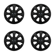 Set 4 capace roti potrivite jantelor de 15 inch compatibile MAZDA, Model - 316 Black Edition