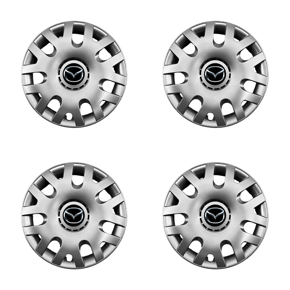 Set 4 capace roti potrivite jantelor de 14 inch compatibile Mazda, Model - 204