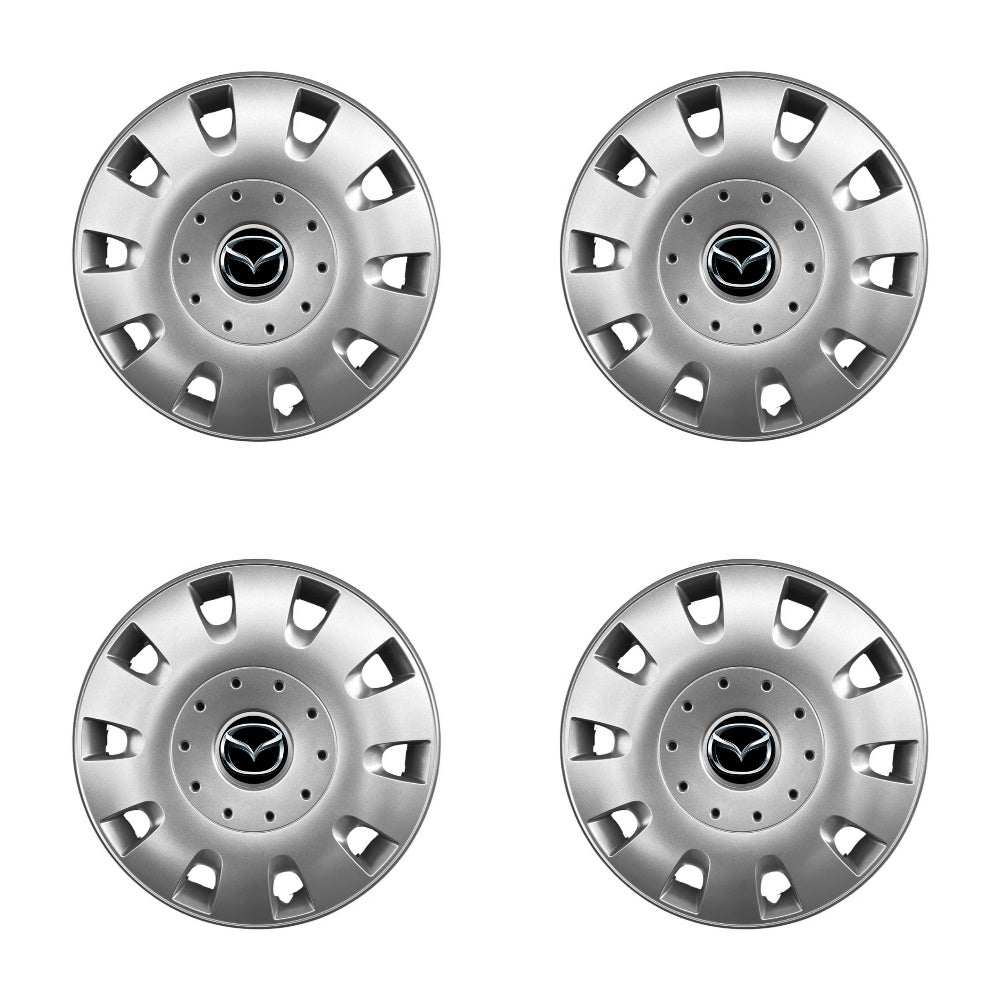 Set 4 capace roti potrivite jantelor de 15 inch compatibile Mazda, Model - 304