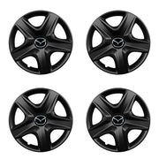 Set 4 capace roti potrivite jantelor de 15 inch compatibile MAZDA, Model 340 Black