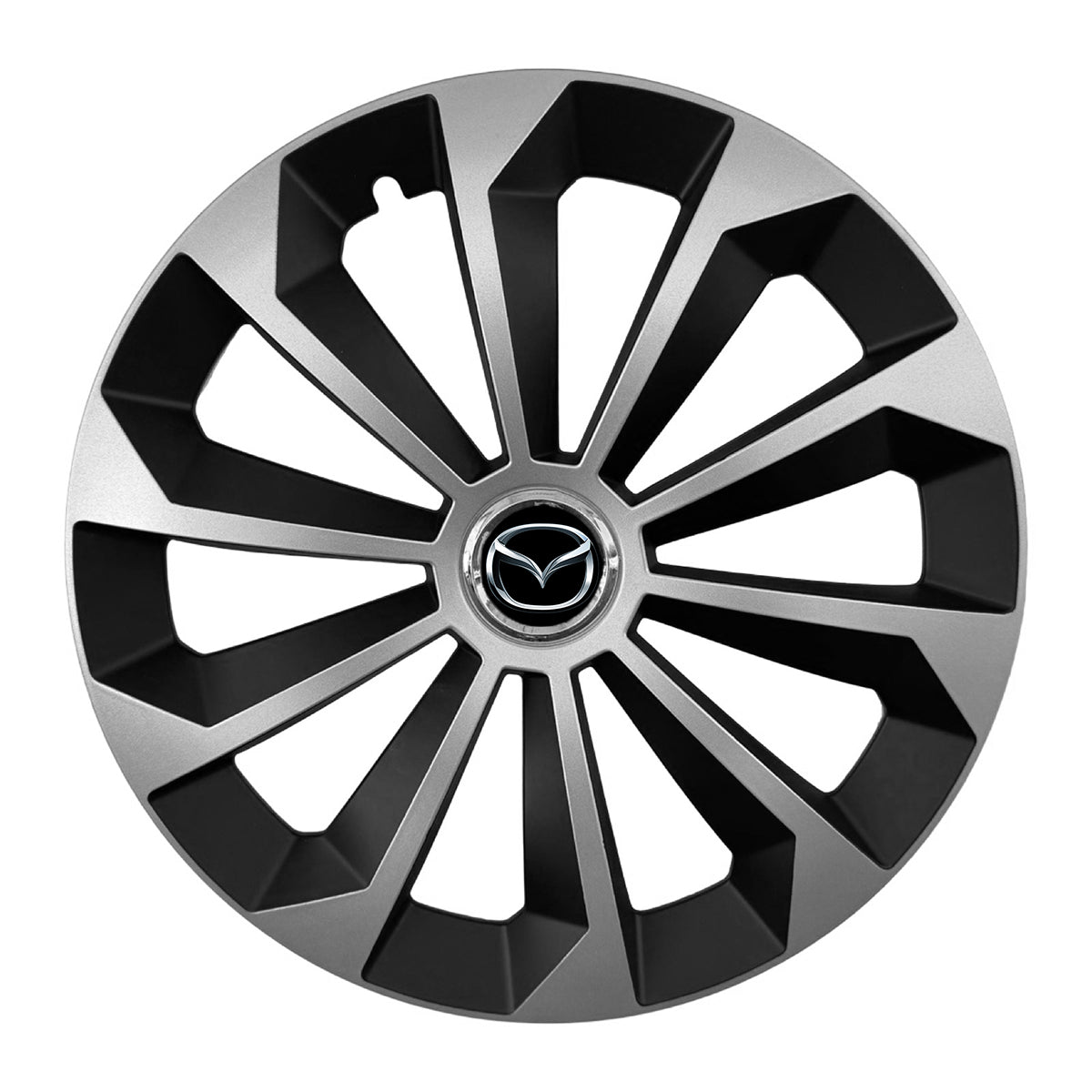 Set 4 capace 15 inch // Grafit FAME II, compatibil cu gama auto MAZDA,bi-color