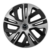 Set 4 capace 15 inch, Grafit Raven II, compatibil cu gama auto MAZDA,bi-color
