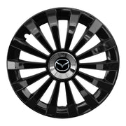 Set 4 capace 15 inch // MERIDIAN, compatibil cu gama auto MAZDA,negru