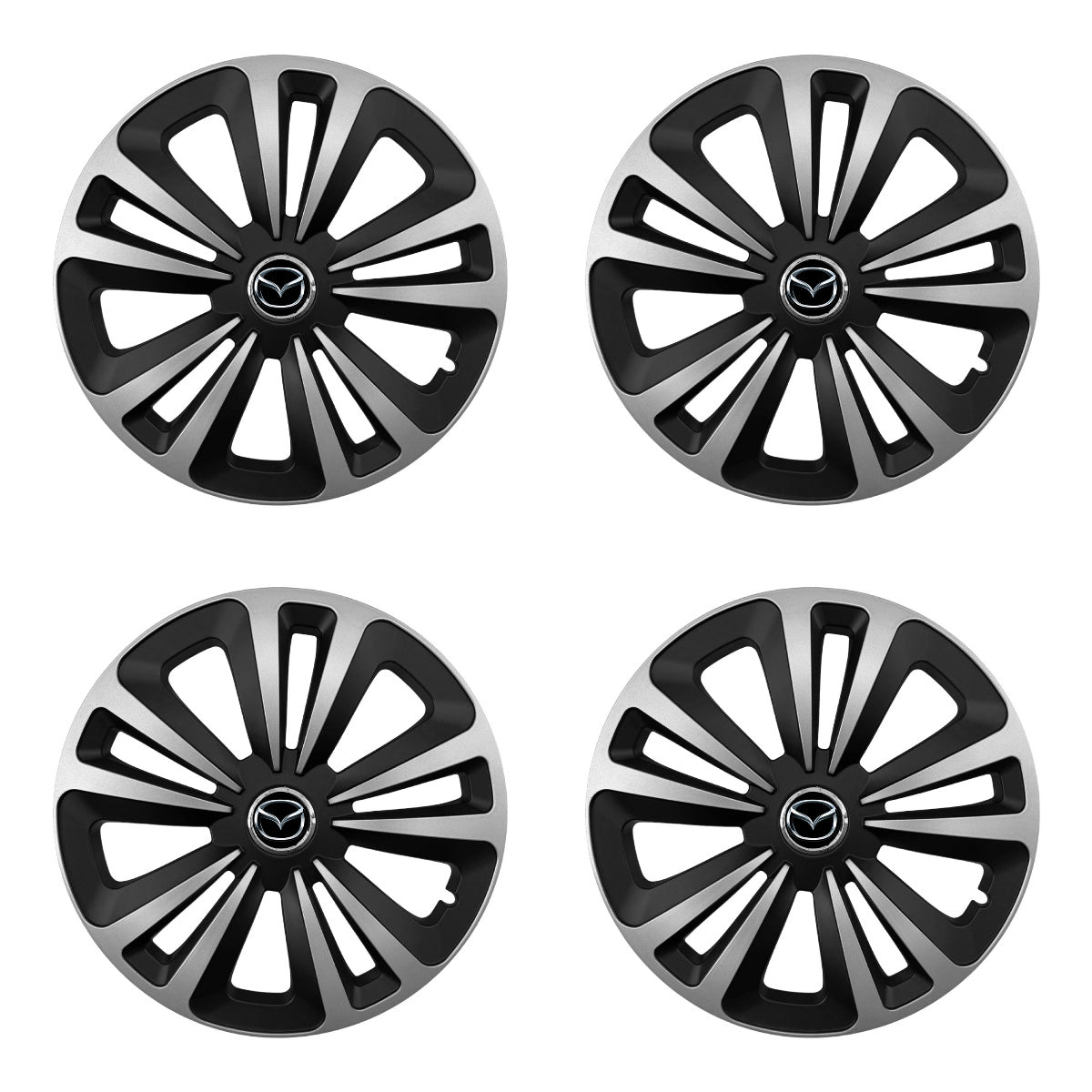 Set 4 capace 16 inch // Grafit TERRA II, compatibil cu gama auto MAZDA,bi-color