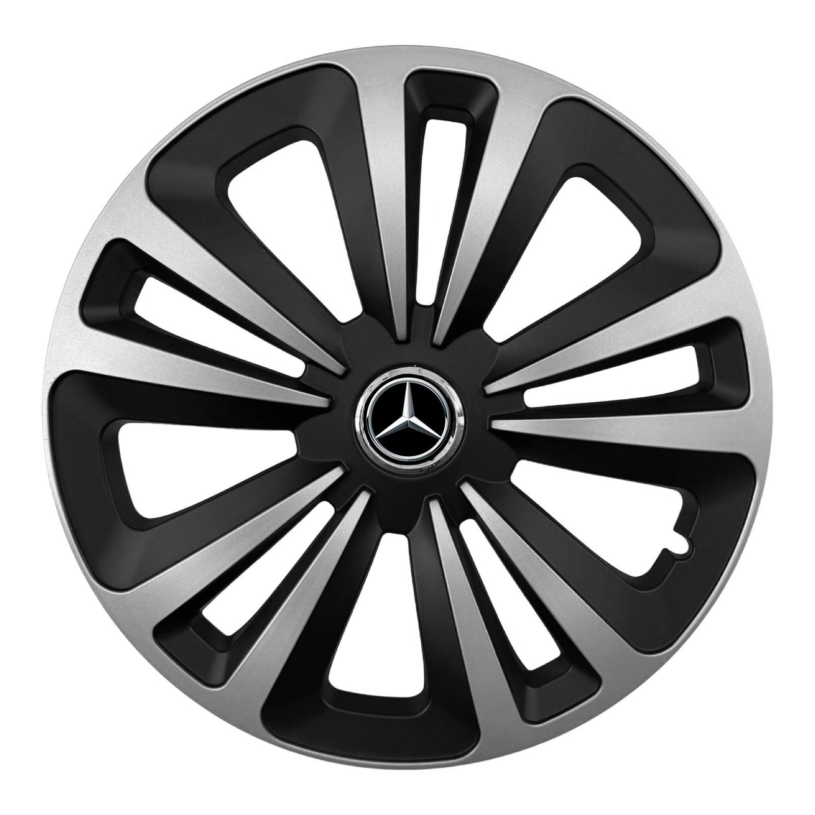 Set 4 capace 16 inch // Grafit TERRA II, compatibil cu gama auto MERCEDES,bi-color