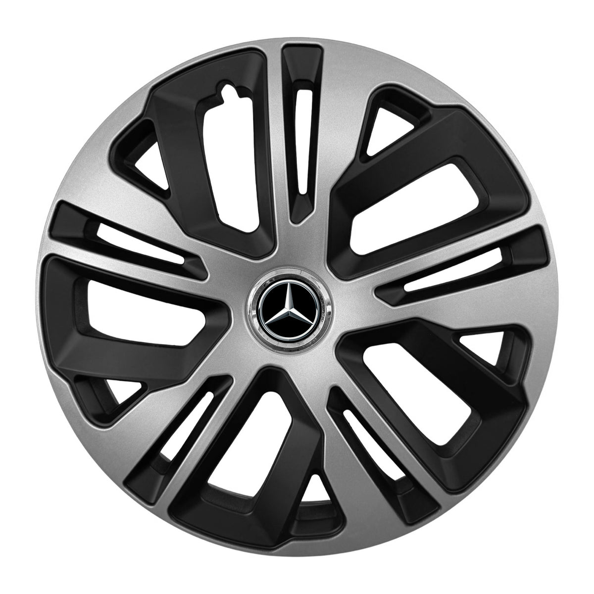 Set 4 capace 16 inch // Grafit Raven II, compatibil cu gama auto MERCEDES ,bi-color