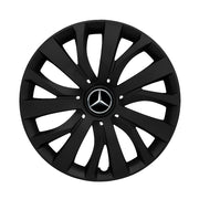 Set 4 capace roti potrivite jantelor de 15 inch compatibile MERCEDES, Model - 345 Black Edition