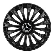 Set 4 capace 15 inch // DINO, compatibil cu gama auto MERCEDES,negru