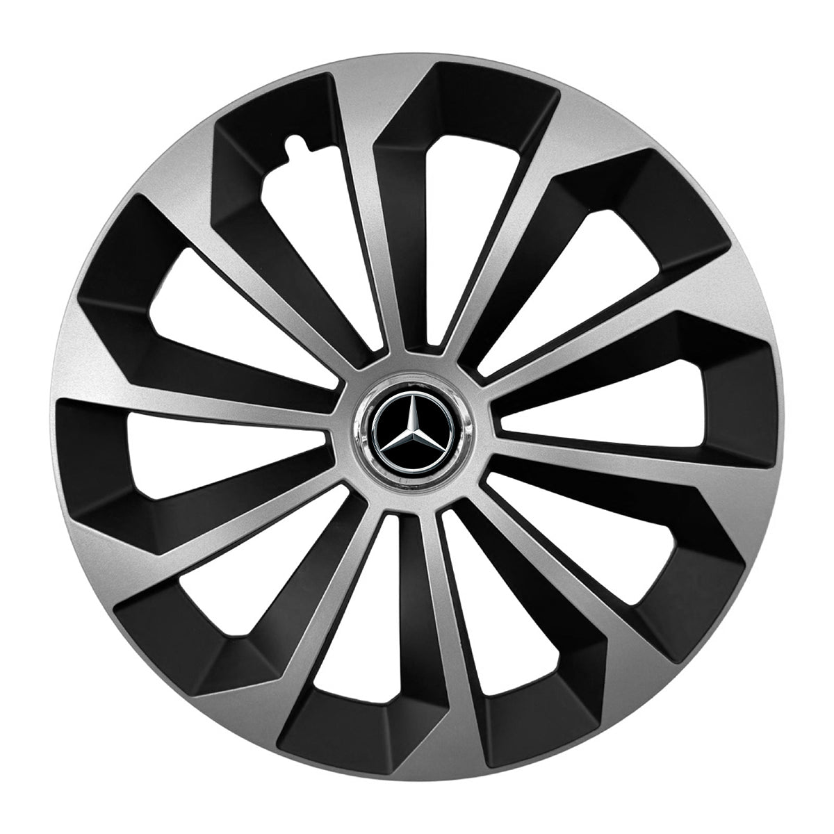 Set 4 capace 15 inch // Grafit FAME II, compatibil cu gama auto MERCEDES,bi-color