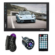 MP5 Player 7023, 2DIN, Ecran HD Touch 7 inch, Camera Marsarier, Comenzi volan, MirrorLink, Bluetooth 4.2, AUX, USB, MicroSD, Negru