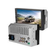 MP5 Player 7023, 2DIN, Ecran HD Touch 7 inch, Camera Marsarier, Comenzi volan, MirrorLink, Bluetooth 4.2, AUX, USB, MicroSD, Negru