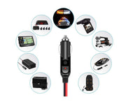 Mufa bricheta AutoSSF ® 12V, tip tata,15A, 55cm, universal cablu 2x1.5 mm