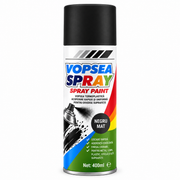 Spray Vopsea Universală Negru Mat, 400 ml, pentru Metal, Lemn, Sticlă, Plastic și Diverse Suprafețe
