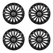 Set 4 capace 16 inch // DINO, compatibil cu gama auto NISSAN,negru