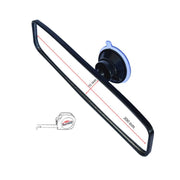 Oglinda auto retrovizoare cu ventuza pentru parbriz si reglaj, aspect elegant, AutoSSF ®, negru,200 x 55 mm