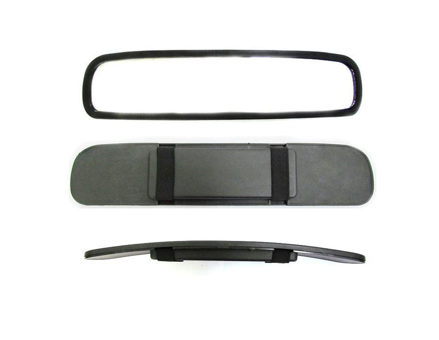 Oglinda interior auto cu elastic ,33 cm, negru , aplicare pe oglinda originala