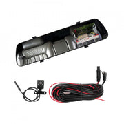 Oglinda retrovizoare cu camera video fata + camera spate, 1080p