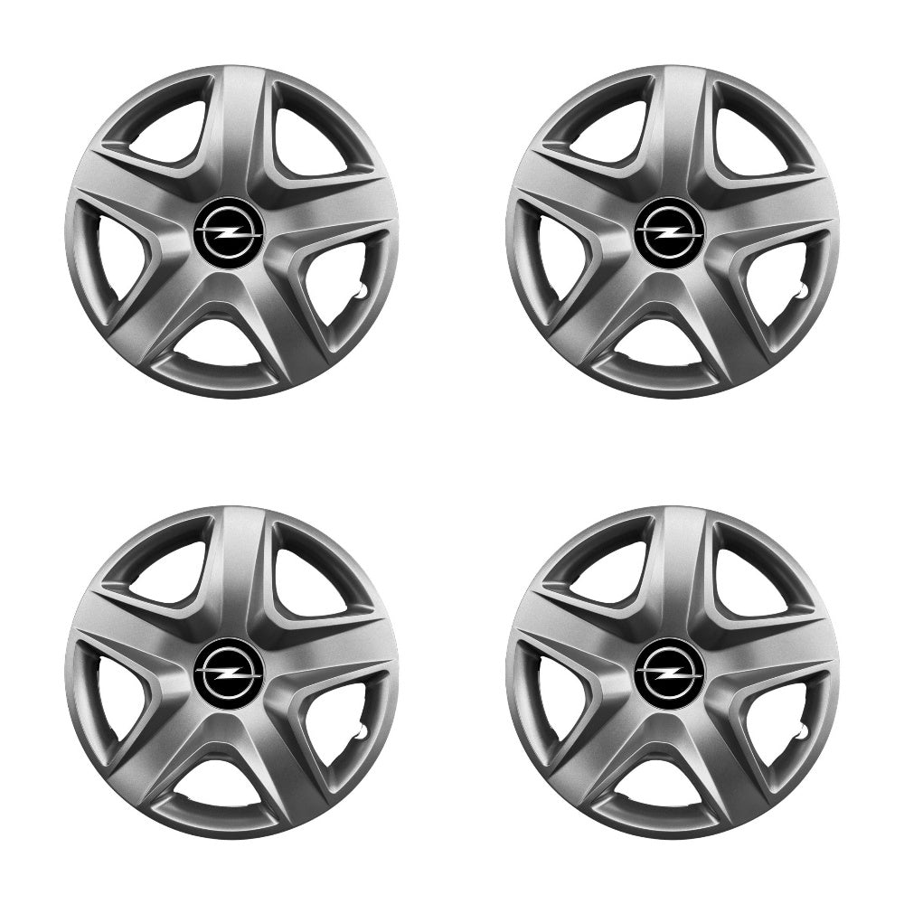 Set 4 capace roti potrivite jantelor de 15 inch compatibile OPEL Astra,Corsa,Meriva,Tigra,Agila,Vivaro,Zafira,Combo,Vectra,Model-340