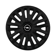 Set 4 capace roti potrivite jantelor de 16 inch compatibile OPEL, Model 412 Black
