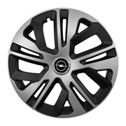 Set 4 capace 15 inch, Grafit Raven II, compatibil cu gama auto OPEL,bi-color