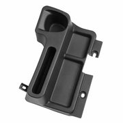 Organizator consola centrala Toyota Land Cruiser, LJ70, LJ71, LJ73. Spatiu depozitare si suport pahar, negru