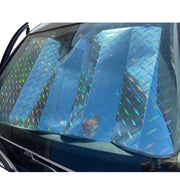 Parasolar, Calitate PREMIUM, 130x70, tip HOLOGRAMA, pliabil, model unic, rezistent in timp